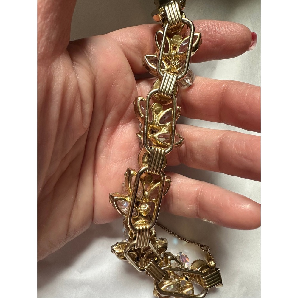Juliana Crystal Dangle Rhinestone Bracelet - Picture 4 of 7